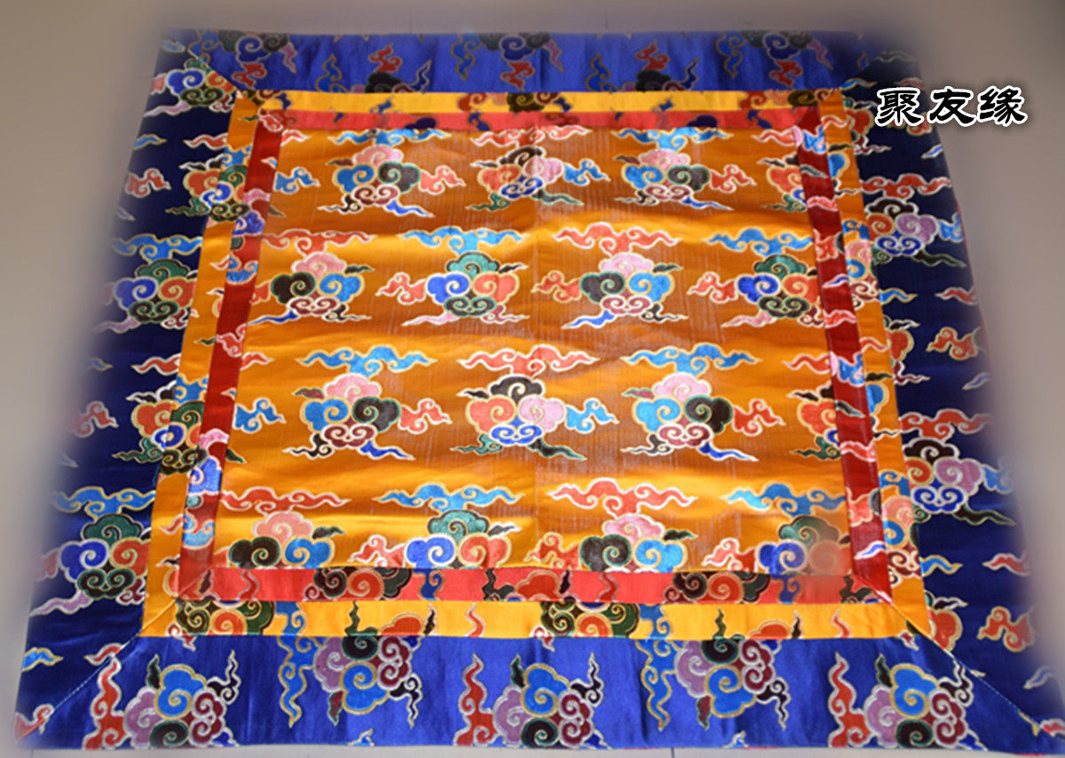 Tibetan Crafts Temple Stay-at-home Buddang Supplies Tibetan Xiangyun Cloth Method Table Buddat Table Cloth 1 m