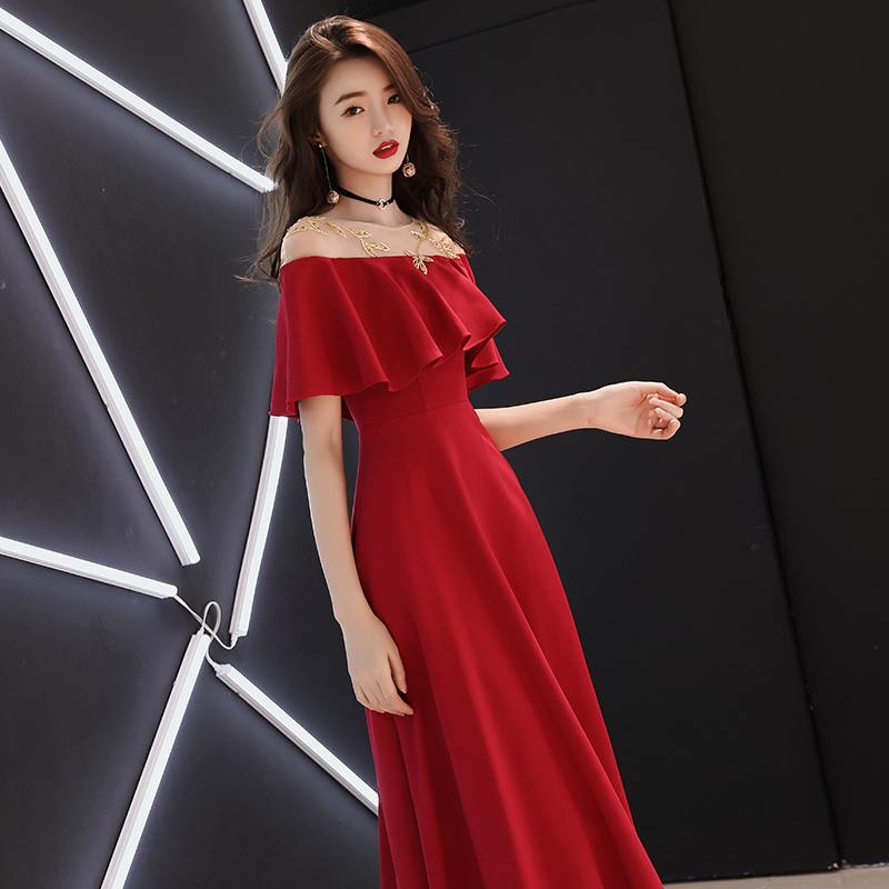 Robe du soir manche chauve-souris - Ref 3212844 Image 1
