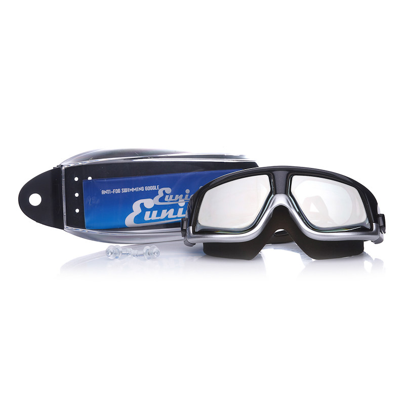 Uenija myopia swimming goggles myopia large frame anti-fog male and female equipment waterproof coated swimming glasses
