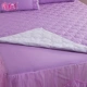Mỹ chiều thơ ren ba mảnh giường khăn trải giường cotton váy công chúa một mảnh bộ doanh nghiệp giường giường 1,8 m dày Hàn Quốc - Váy Petti