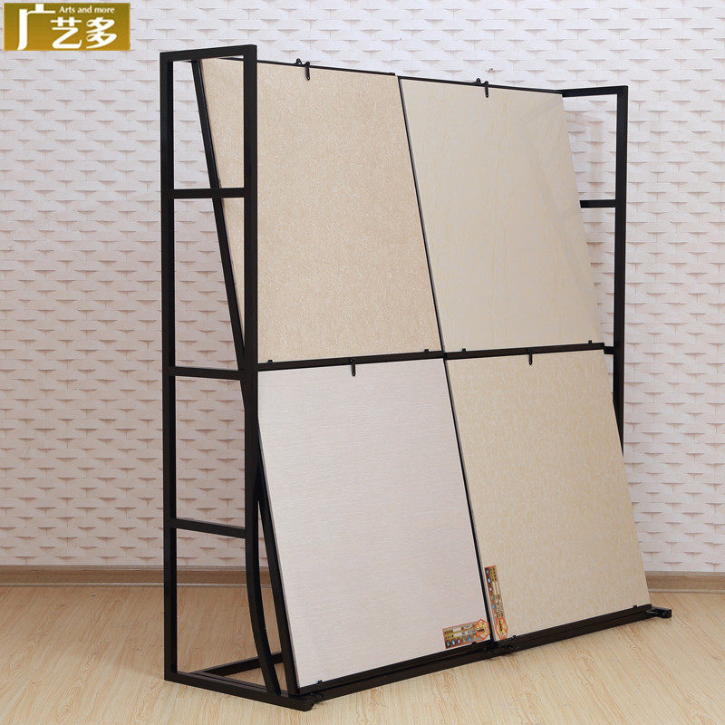 Guangyi multi tile display rack 800 wood floor ceramic stone floor tile display rack display cabinet display cabinet display tools