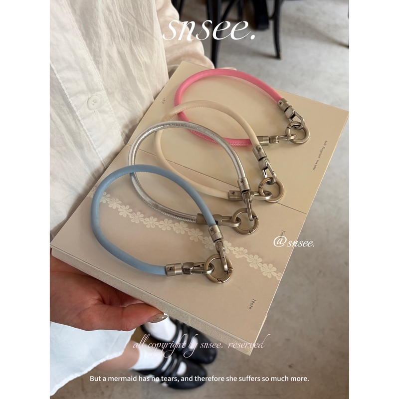 Snsee/Chao Soft Leather Lanyard! Short Phone Lanyard Wrist Strap Anti-Lost Anti-Theft Wristband Sturdy Lanyard Snsee/Chao Soft Leather Lanyard! Short Phone Lanyard Wrist Strap Anti-Lost Anti-Theft Wristband Sturdy Lanyard