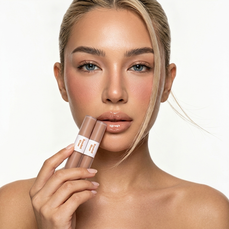 Luxedoll [Buy 2 Get a Mirror] Dual-Use Matte and Mirror Finish Long-Lasting Lip Gloss That Makes Your Lips Look Whiter