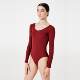 [Special Offer] Grishko Ballet Dance Basic Practice Suit One-Piece Long Sleeve Bodysuit