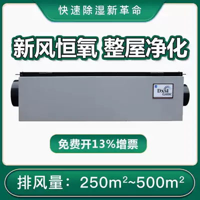 Desison Li DSF-30 pipe ceiling purification fresh air dehumidifier dehumidifier commercial Villa basement