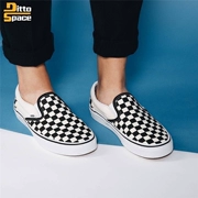 Vans vanes một bàn đạp đôi màu đen và trắng cổ điển đôi giày đế bệt nam và nữ giày vải VN-0EYEBWW