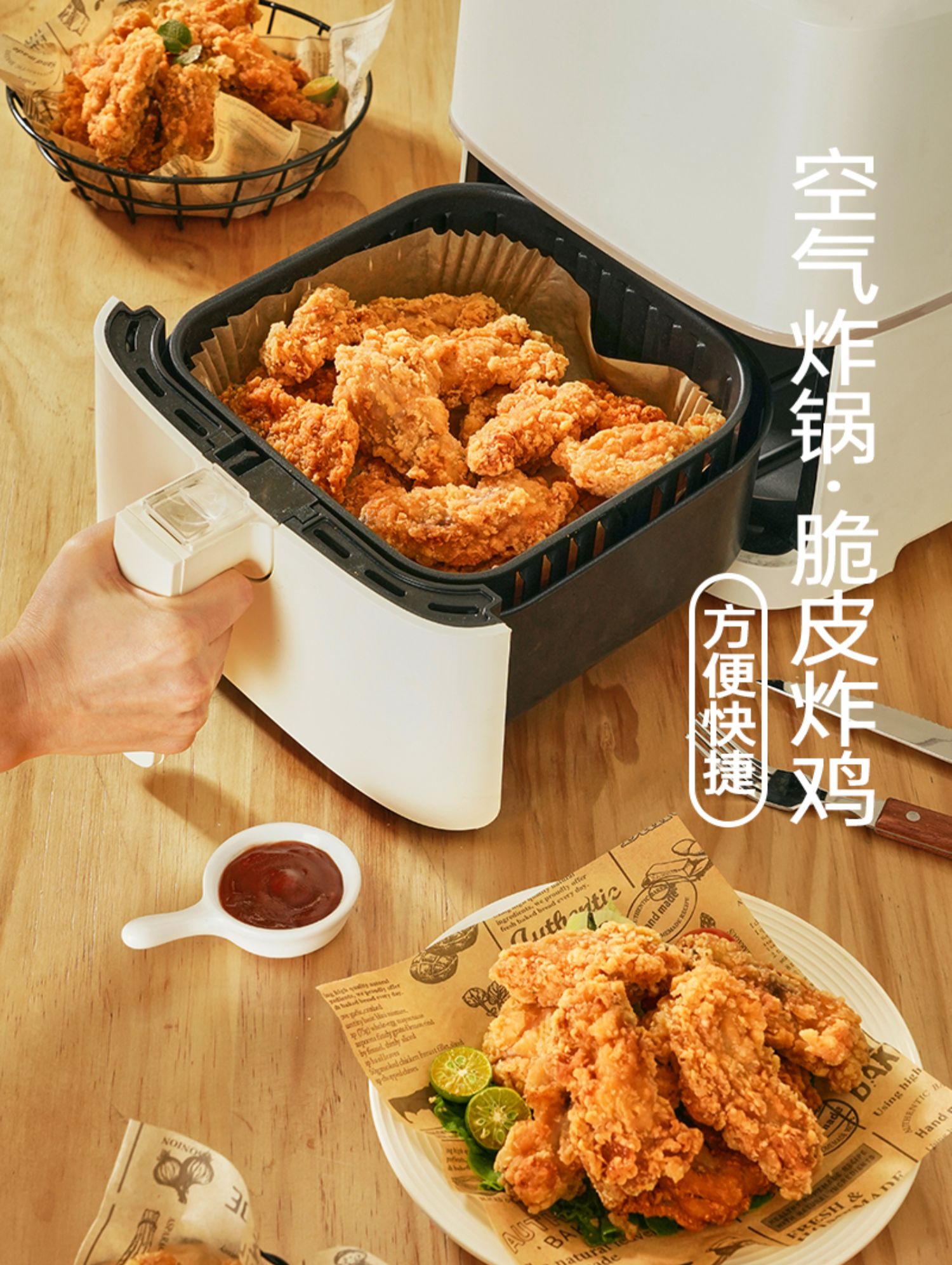 展艺 半成品香辣韩式脆皮炸鸡块 260g*4袋 双重优惠折后￥34.9包邮