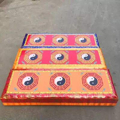 Taoist gossip long worship pad gossip solid wood worship pad futon stool Taoist trio trio Taiji kneeling pad