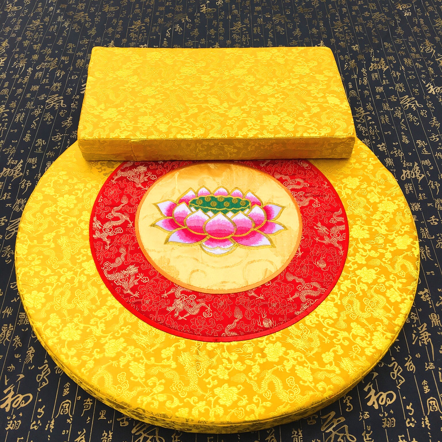 Play cushion Zen mat Coconut Palm Circular Zen Sit Cushion Bushel Buddha Cushion Kowtow Kneeling Cushion Kneeling Mat