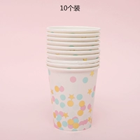 Вечеринка Paper Cup Blue Powder Щелкните 10