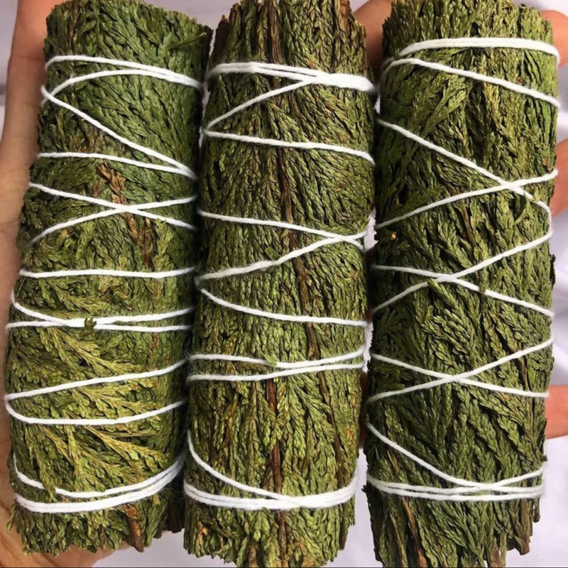 Cedar Sticks Cedarsage Imported from the United States, California Redwood Cedar Dry Branches, Natural Plant Aromatherapy to Purify the Space