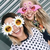 Забавные очки, пляжная игрушка на солнечной энергии, подарок на день рождения, пляжный стиль