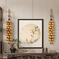 Five blessings natural gourd string Fulu pendant real gourd home door living room entrance bedroom decoration wall hanging