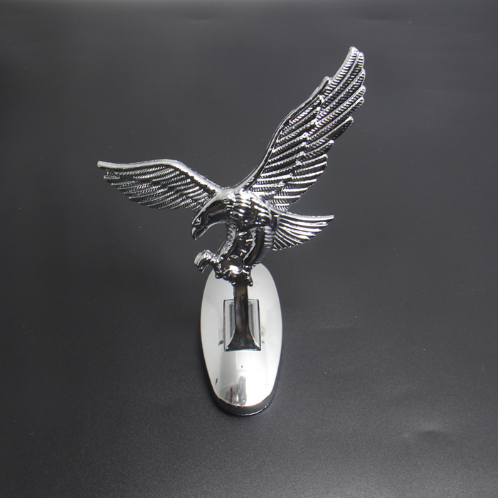 The front cover is suitable for BYD cover car logo KIAKIA hood flying eagle head logo modification