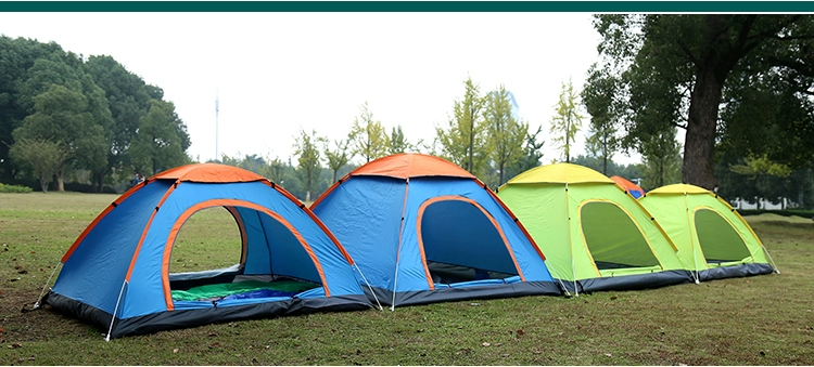 Miễn phí thuyền lạc đà lều ngoài trời 3-4 người đôi lều tự động dày 2 người cắm trại gia đình - Lều / mái hiên / phụ kiện lều