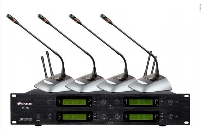 Berlin BAILIN BL-850 one drag eight wireless conference microphone handheld microphone lavalier microphone