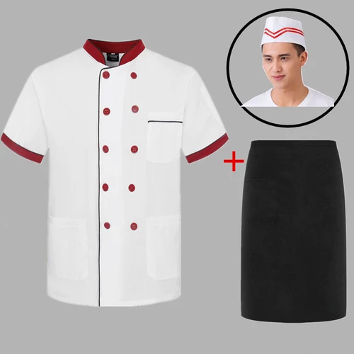 Шеф-повара Работа в одежде мужская летняя летняя дышащая пота