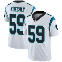 NFL Football Carolina Panthers Panther 59 Áo choàng huyền thoại Kuechly II áo thun chơi bóng bầu dục