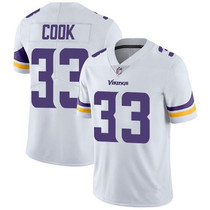 NFL rugby uniforms Vikings Vikings 33 COOK second-generation legendary embroidery Jersey