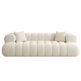 Кремовый современный диван, ткань для гостиной для домашнего использования, французский стиль