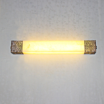 Door front light into the gate top cloud stone mirror front copper wall lamp living room wall bath cabinet dressing room modern Chinese style