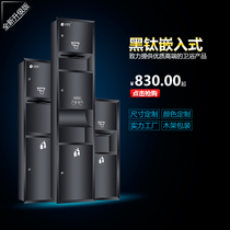 KTV Superior Suite Hand Carton Two-in-One Wiping Carton 304 Brushed Stainless Steel Sanitary Carton Hanging Dark