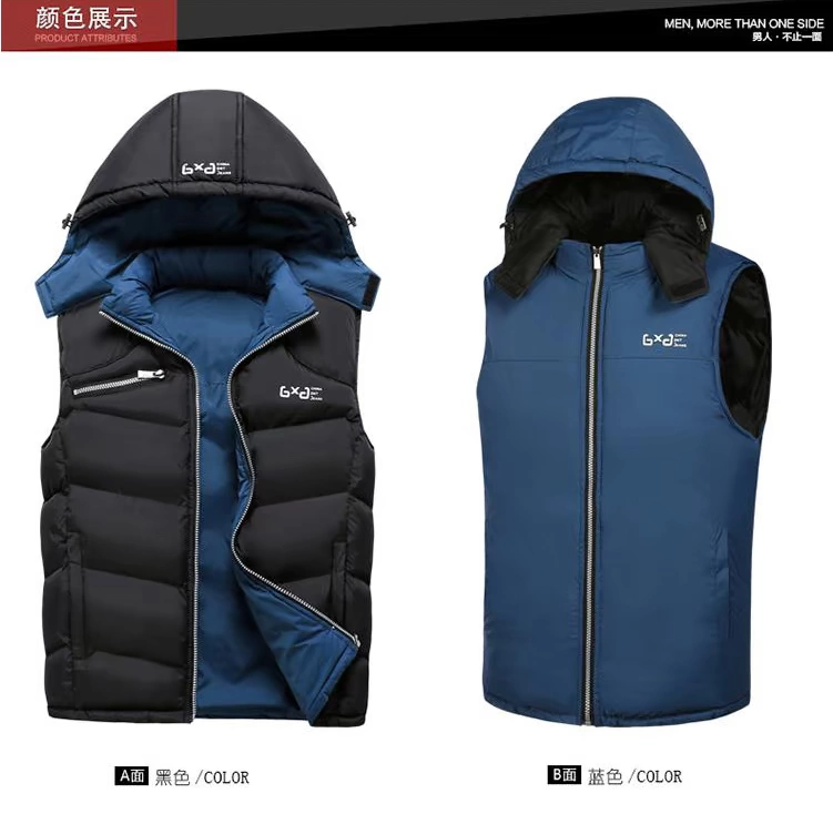Áo vest nam cotton mùa xuân và mùa thu đông giản dị quần áo mới 2018 vest vai áo vest thanh niên