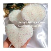 Laser tube asmr voice control Tingzi slime cure sleep decompression ins outer net slime knock level fun duck