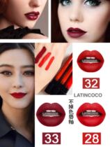 Professional Latin Mate Lipstick Modern Waterproof Lip Pen Mist Lipset Non-colored Non-sticky Mate Lip Glaze
