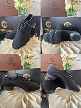 Cocoa Era Dance Shoes Latin Ultra-Light Teacher Shoes Men and Women Same Style Professional Practice Adult High-Heel Square Dance Shoes