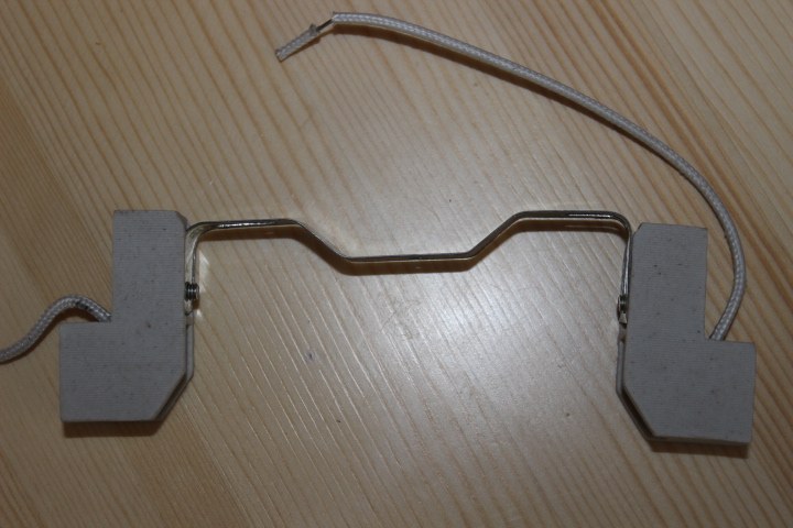 Iodine Tungsten Lamp Frame Solar Lamp Corner Straw Flat Lamp Accessories Top double end lamp frame 300500 Solar lamp accessories