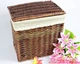 Không đan dây tre đan wicker lưu trữ hộp nhà hoàn thiện dụng cụ lưu trữ hộp bẩn quần áo giỏ giỏ