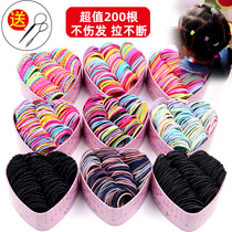 Childrens rubber band Korean girl tie hair braid head rope baby Hairband headwear does not hurt small rubber band hair accessories