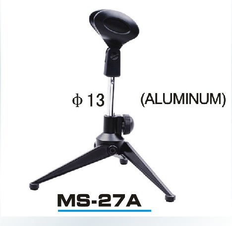MS-27A metal desktop microphone bench table triangular bracket wired wireless capacitive microphone