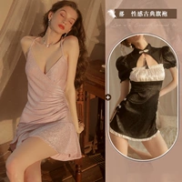 Розовая сексуальная пижама, классическое ципао