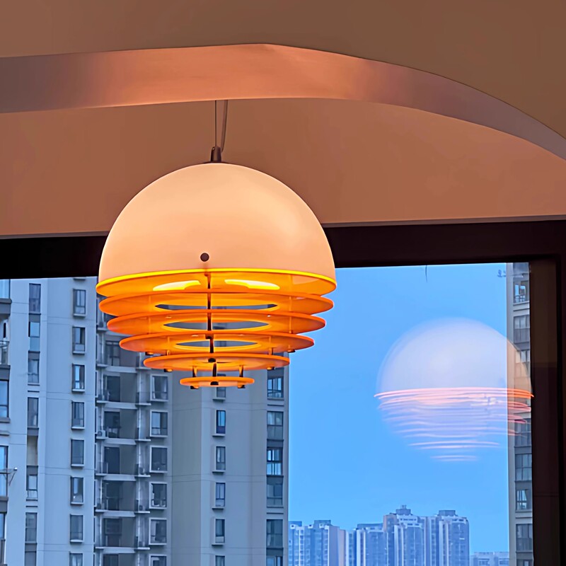 Bauhaus Vintage Restaurant Chandelier Memphis Sunset Atmosphere Bar Counter Bedside Lamp Entrance Balcony Sunset Lamp