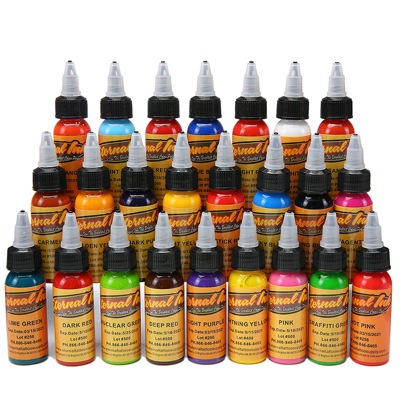Xiaoli Tattoo Equipment Domestic Color Ink Tattoo Practice Color Set 25 Colors 30ml