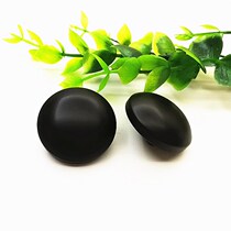 Coat buttons Mens and womens high-end cashmere coat buttons Jacket resin mushroom high-foot buckle round black buttons