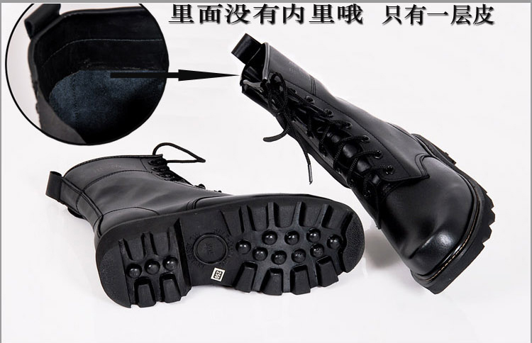 Bottes militaires en cuir - porter - Ref 1402061 Image 9