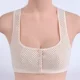 Đồ lót phụ nữ không có vòng thép trung niên khóa trước áo ngực mẹ đồ lót cotton kiểu vest cỡ lớn áo ngực mỏng thể thao