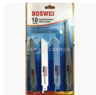 Yiwei factory direct selling reciprocating saw blade saw blade wood metal cutting jig saw blade special set of 10 pieces