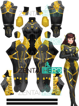 New watch game OW D Va Seoul Dynasty Seoul Dynasty team skin tight suit