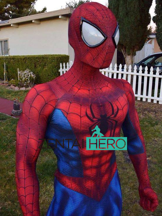Amazing Amazing Spider Clothing with a tight body and a Halloween cosplay to play the costume