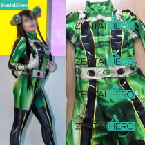 My Hero Academy Frog Blowing Meiyu Hero Tight Froppy Cosplay Asui Tsuyu