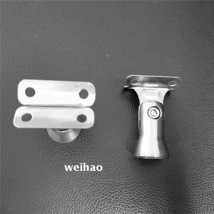304 201 stainless steel stair handrail column fittings shaking head moving joint pinto arc bracket support frame