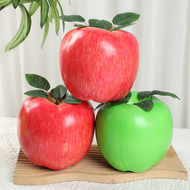 Simulation grand nombre Pomme dApple nombre de fruits 20CM pommier vert pomme fruits 50CM pommette décorative en pomme rouge pour tirer des accessoires