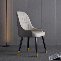 Nordic Light Lavish Solid Wood Dining Chair Mesh Red Chair Casual Talks Leather Chair Home Designer Creative Dining Room Bench Hotel Chair