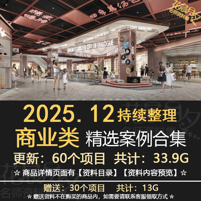 2025 Commercial Complex Street Plaza Shopping Center Design Plan Presentation Ppt Text Space Rendering Image