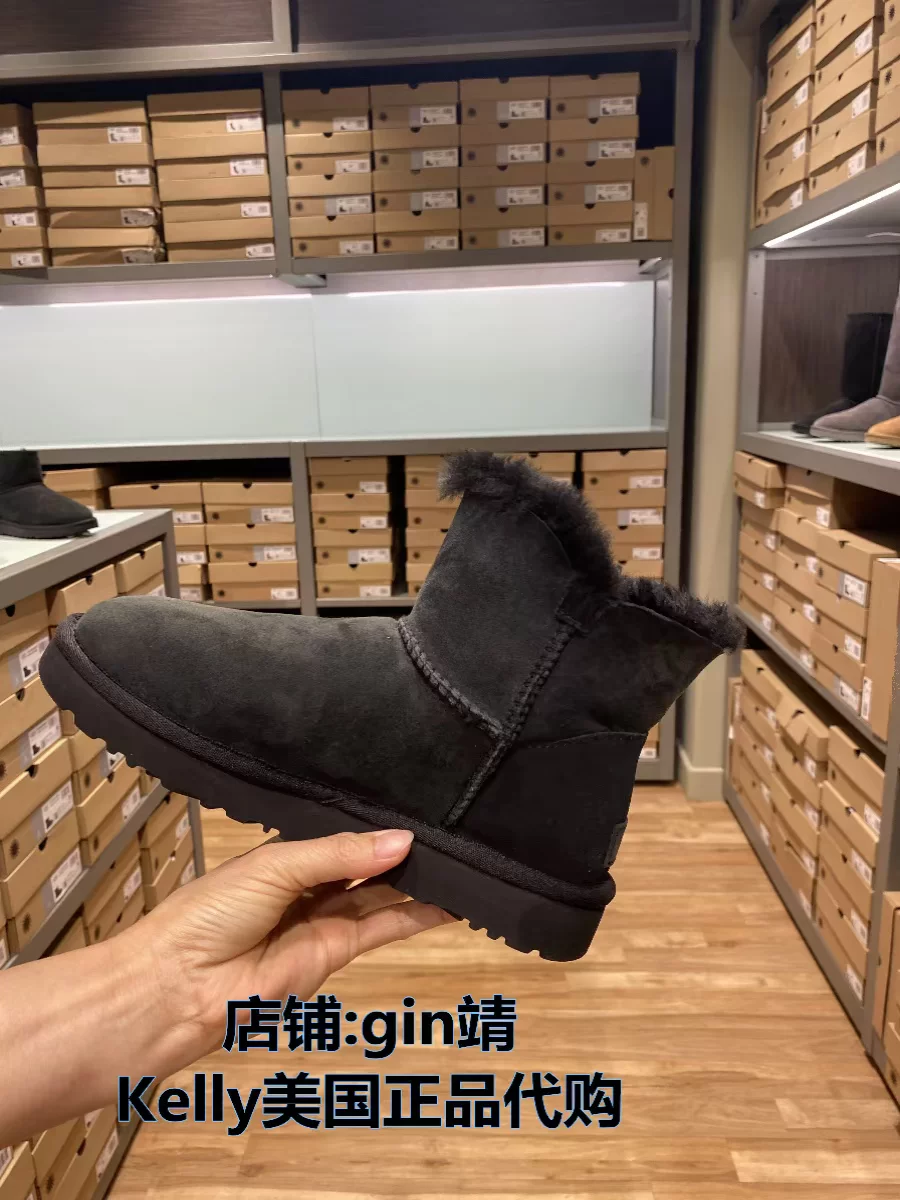 Покупка женских сапог UGG Snow Boot 1016422, женская обувь, классическая австралийская овчина, черный, Belle, лучшие сапоги, женские ботинки