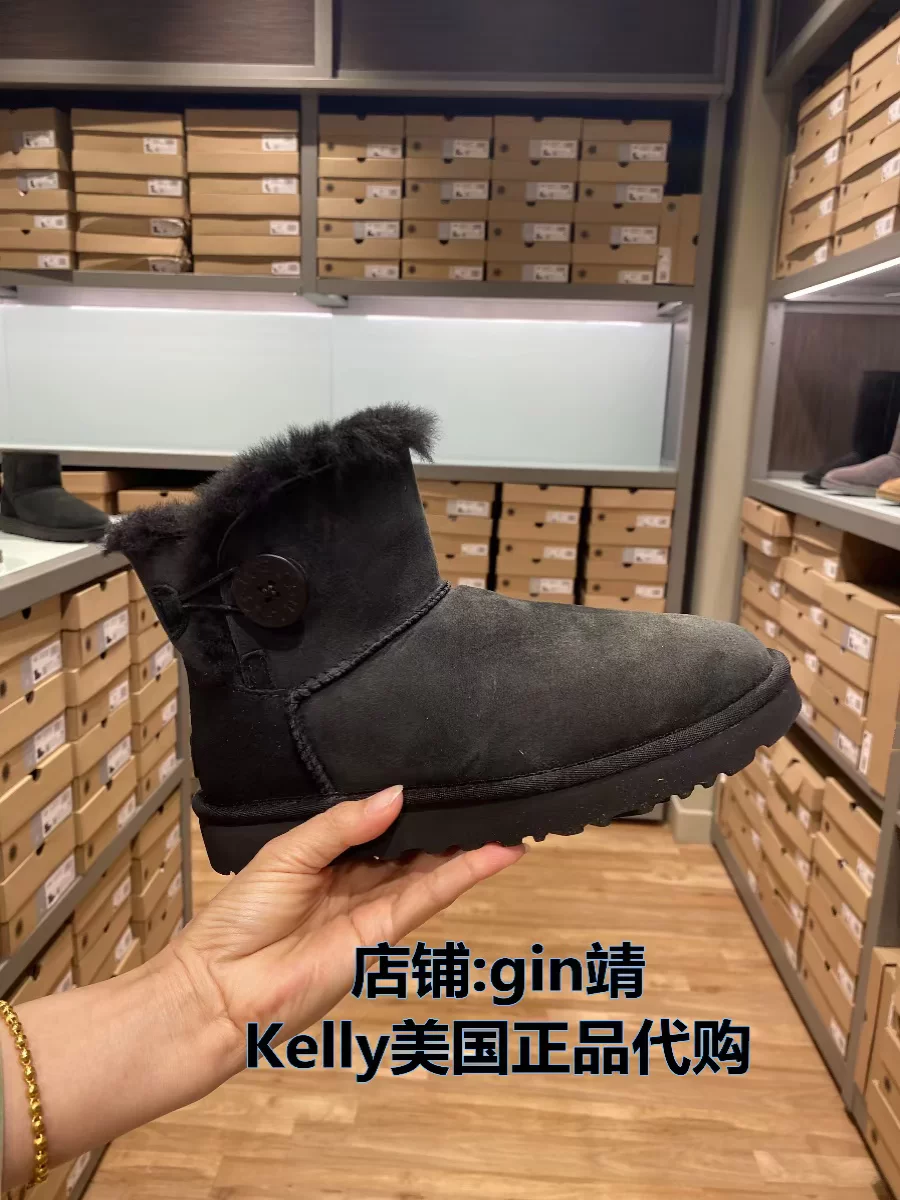 Покупка женских сапог UGG Snow Boot 1016422, женская обувь, классическая австралийская овчина, черный, Belle, лучшие сапоги, женские ботинки